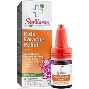 Similasan Kids Homeopathic Earache Relief Ear Drops 0.33 fl oz Exp 12/23